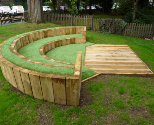 Amphitheatre Seating • The Hideout House Company